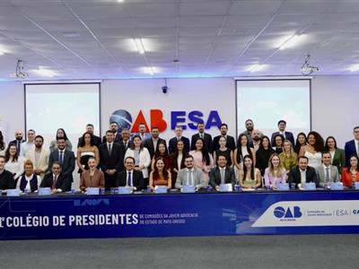 Foto da Notícia: OAB-MT realiza I Colégio de Presidentes de Comissões da Jovem Advocacia e fortalece ações para quem está iniciando a carreira